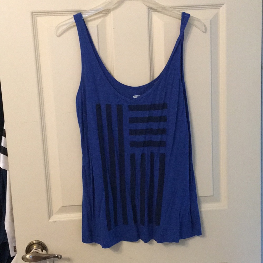 Blue tank top
